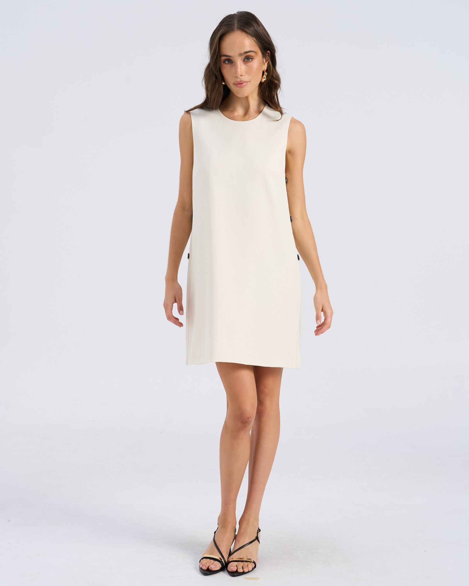 VMFAME BUTTONED MINI DRESS